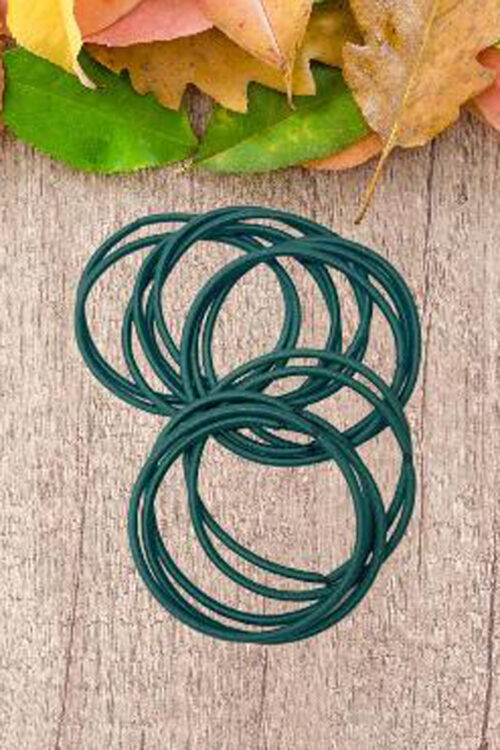 Hair Ring Zipper – Teal