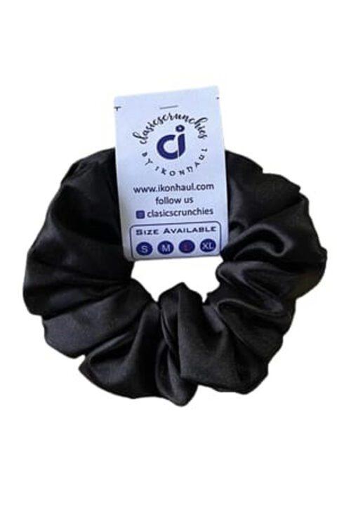 Black Scrunchies – Large