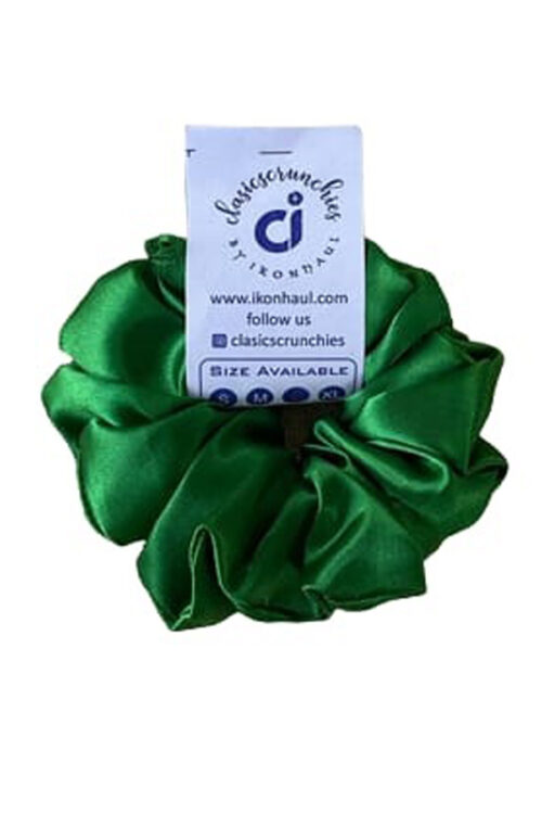 Green Scrunchies – Large