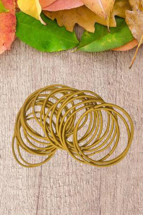 Hair Ring Zipper – Olive